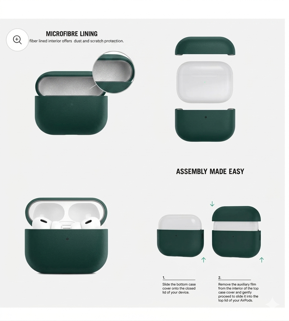 6 in 1 combo - UNI PODS PRO 2 FREE MAGSAFE POWERPACK 10000 MAH FREE 4 IN 1 MULTI CHARGING CABLE with silicon cover with sticky pods with cable protector