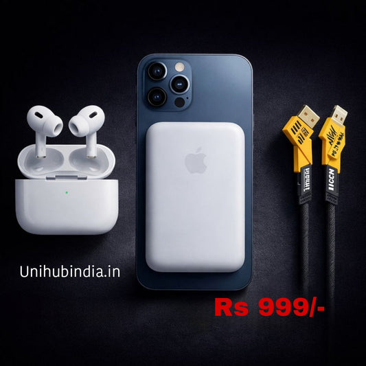 Exclusive offer Unipods with MagSafe Powerbank with 4-in-1 multi charging cable